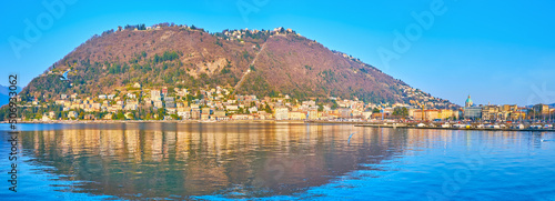 Como old town, Monte Boletto and Lake Como, Como, Lombardy, Italy photo