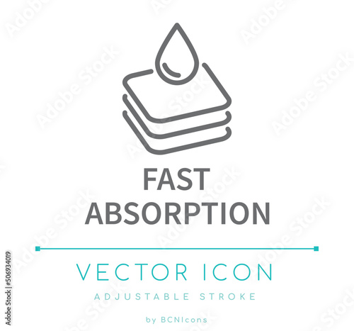 Fast Absorption Line Icon