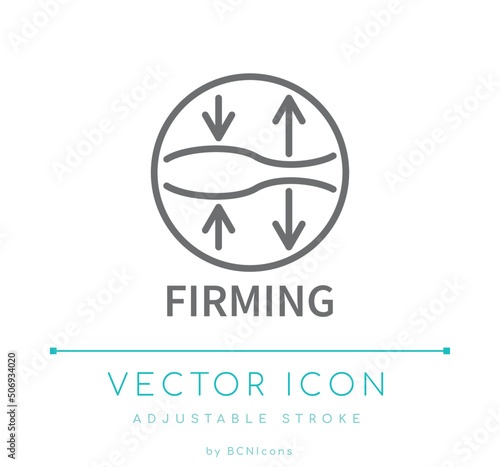 Firming Line Icon