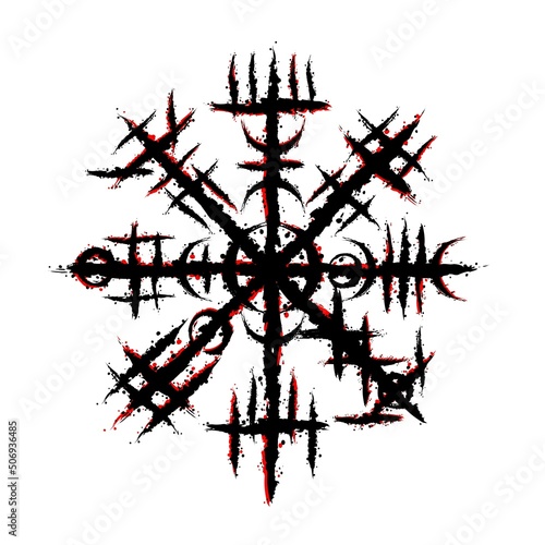 Norse viking black blood symbol