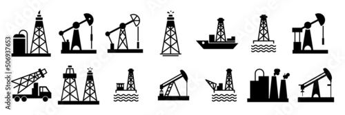 Oil and energy related icon