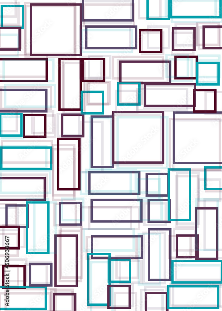 Offset Quads generative art background art illustration Offset Quads generative art background art illustration