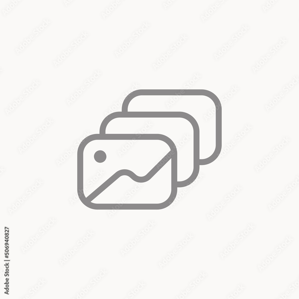 Gallery vector icon sign symbol Gallery vector icon sign symbol
