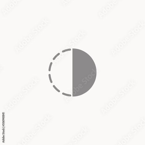Opacity vector icon sign symbol