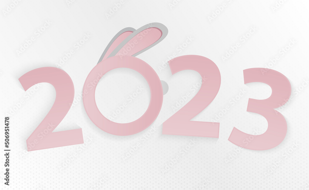 Chinese new year 2023 year of the Rabbit. Chinese Zodiac-Rabbit. Chinese new year 2023 year of the Rabbit. Chinese Zodiac-Rabbit.