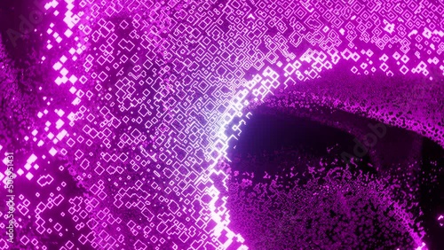 Sci-fi motion graphic loop 4k UHD video