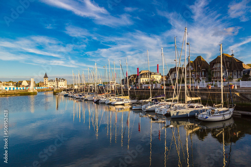 Trouville and Touques river