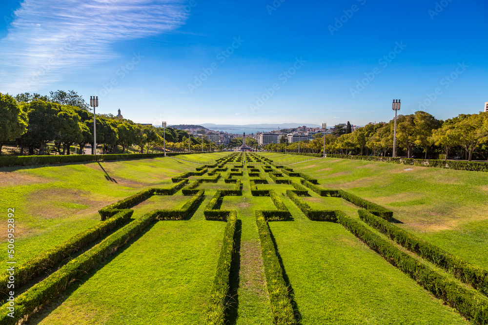 Eduardo VII park in Lisbon