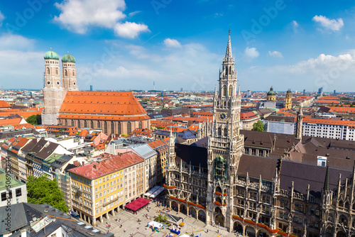 Panoramic view of Munich  Germany