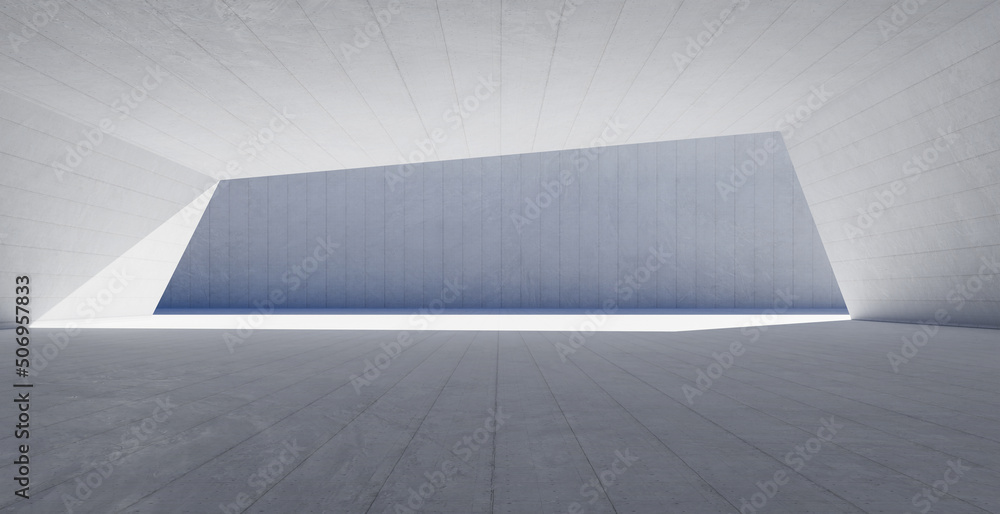 3d Minimalist concrete interior 3d Minimalist concrete interior