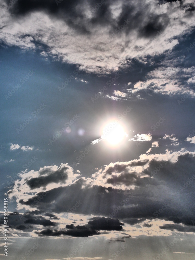 Obraz premium Death dark sky for today