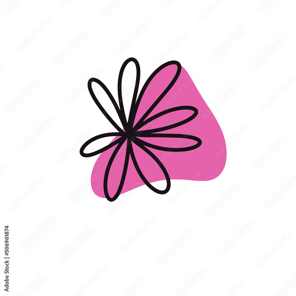 leaf from a tree, doodle style leaf from a tree, doodle style
