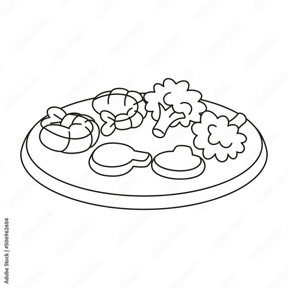 Isolated healthy food Vegeteables, fruits and protein Vector illustration Isolated healthy food Vegeteables, fruits and protein Vector illustration