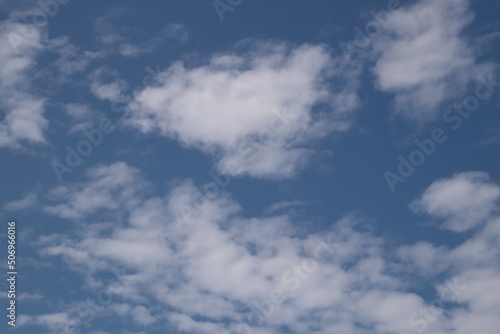 blue sky with clouds