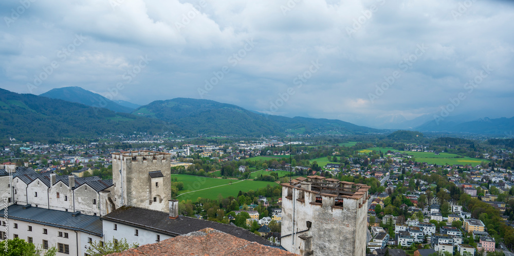 View of the surroundings of Salzburg
