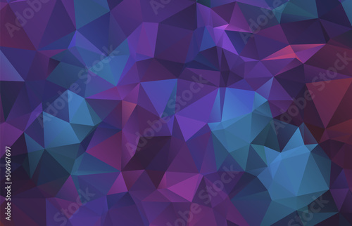 dark purple Color polygon background or frame. Abstract Rectangle Geometrical Background. Geometric design for business presentations or web