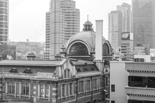 서울역의 오래된 건물 풍경