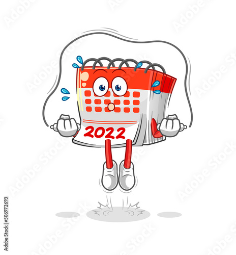 calendar jump rope exercise. character vector