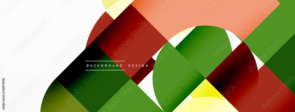 Beautiful abstract background. Circles, triangle shapes, and squares. Minimal geometric template for wallpaper, banner, background or landing Beautiful abstract background. Circles, triangle shapes, and squares. Minimal geometric template for wallpaper, banner, background or landing