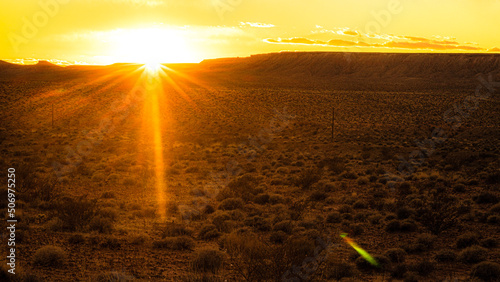 Canvas Nevada Sunset