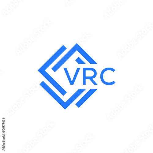 VRC technology letter logo design on white background. VRC creative initials technology letter logo concept. VRC technology letter design. 