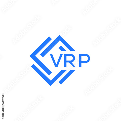 VRP technology letter logo design on white background. VRP creative initials technology letter logo concept. VRP technology letter design. 