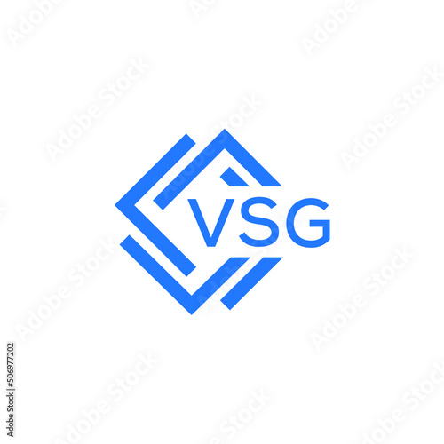 VSG technology letter logo design on white background. VSG creative initials technology letter logo concept. VSG technology letter design.