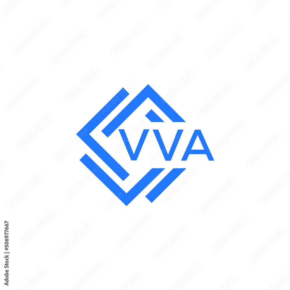 VVA technology letter logo design on white background. VVA creative initials technology letter logo concept. VVA technology letter design. VVA technology letter logo design on white background. VVA creative initials technology letter logo concept. VVA technology letter design.