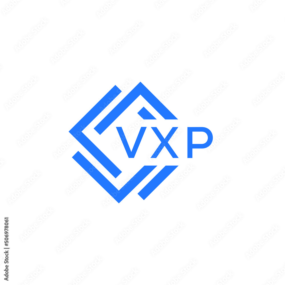 Fototapeta premium VXP technology letter logo design on white background. VXP creative initials technology letter logo concept. VXP technology letter design.