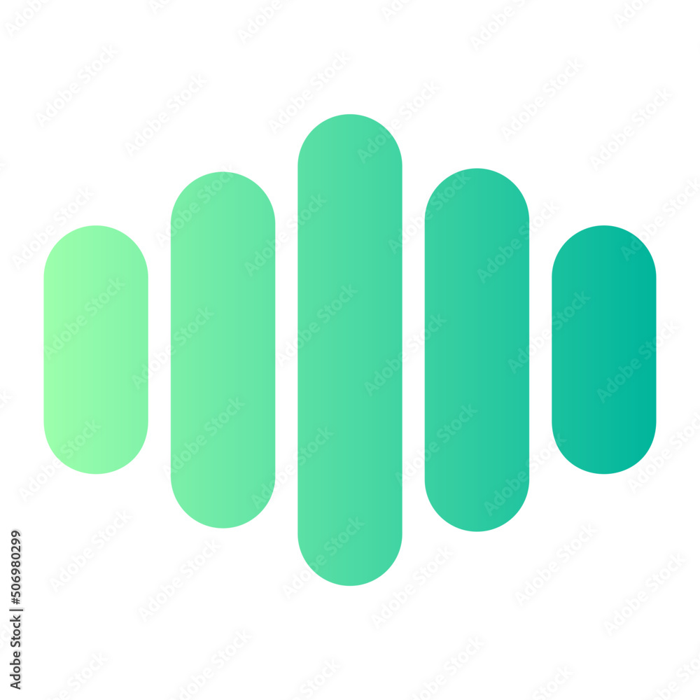 sound gradient icon sound gradient icon