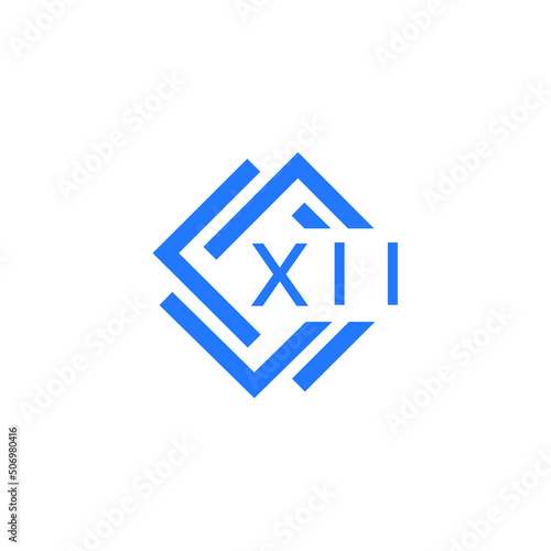 Free Download XII technology letter logo design on white  background. XII creative initials technology letter logo concept. XII technology letter design.
 - GFXLoad