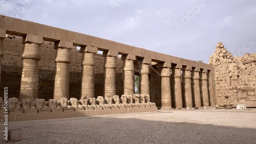 Karnak temple in Egypt