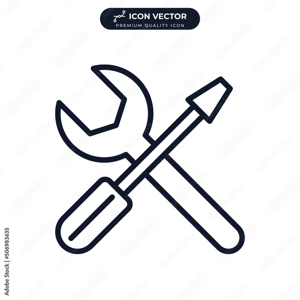 tools icon symbol template for graphic and web design collection logo vector illustration tools icon symbol template for graphic and web design collection logo vector illustration