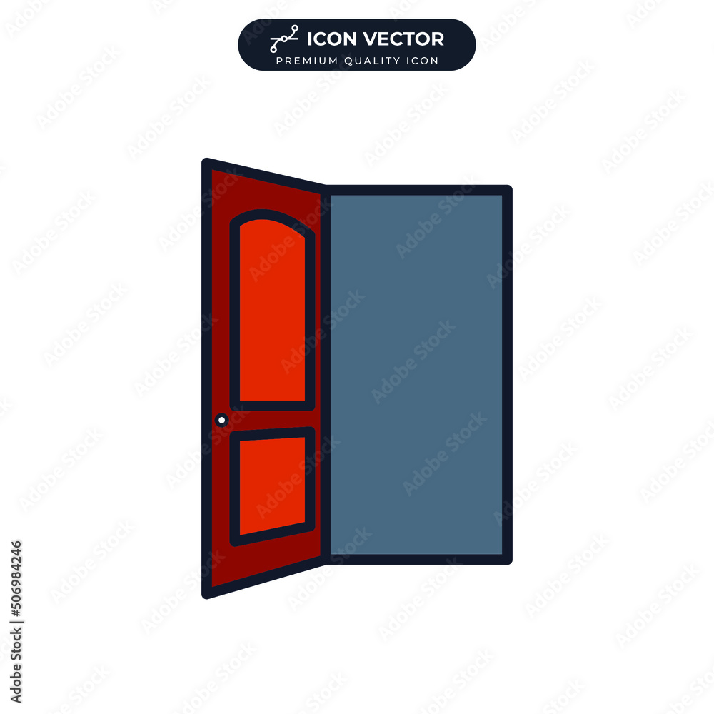 door icon symbol template for graphic and web design collection logo vector illustration door icon symbol template for graphic and web design collection logo vector illustration