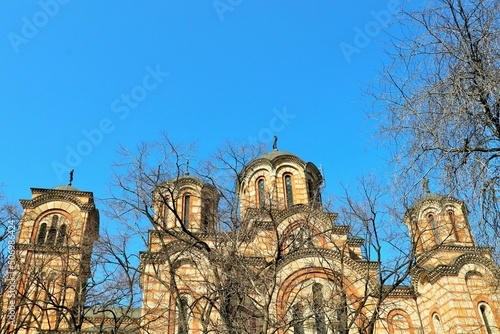 St. Mark's Church and bright blue sky