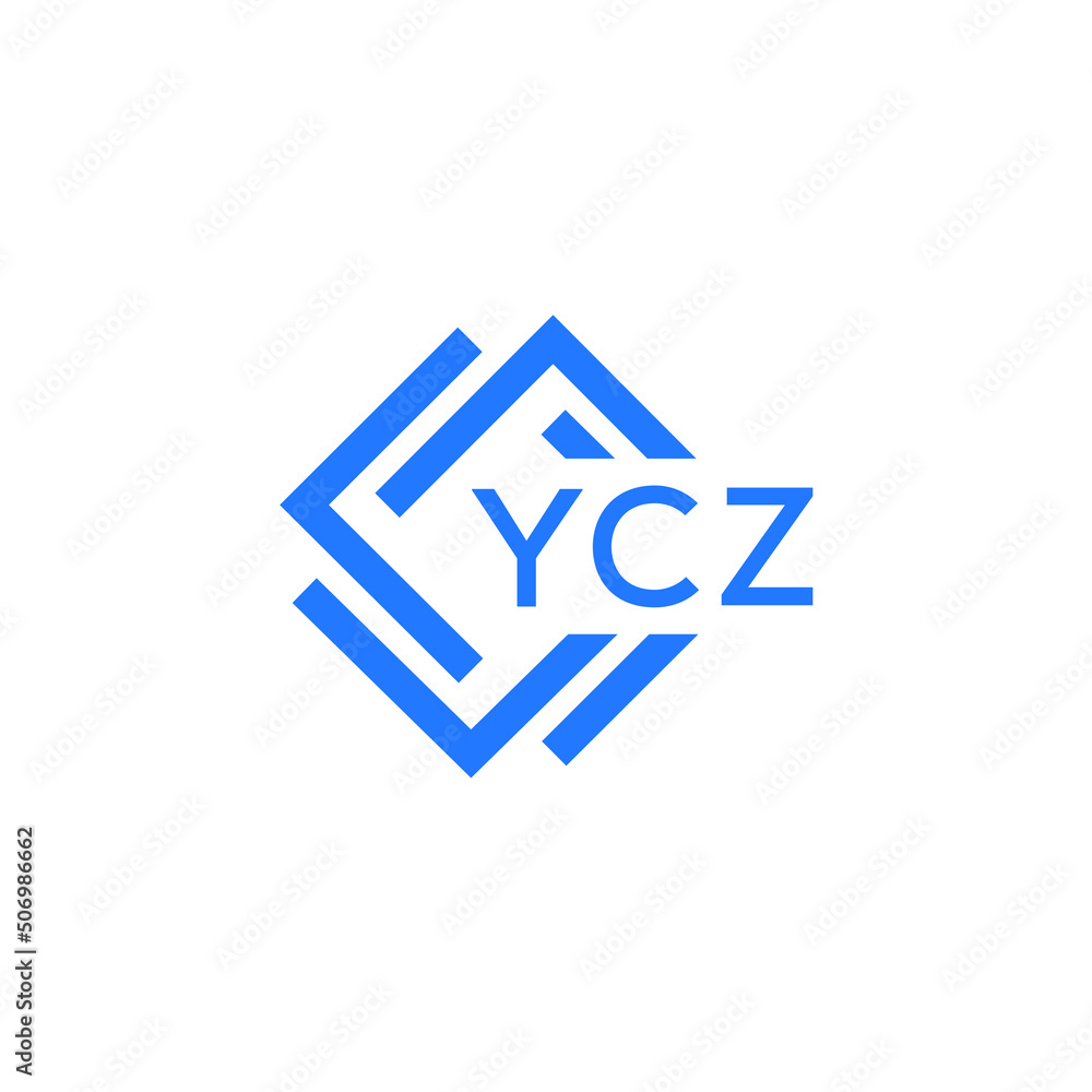 YCZ technology letter logo design on white background. YCZ creative initials technology letter logo concept. YCZ technology letter design. YCZ technology letter logo design on white background. YCZ creative initials technology letter logo concept. YCZ technology letter design.