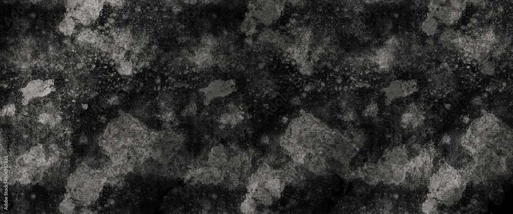 Tie dye pattern. Abstract modern background. Black texture.