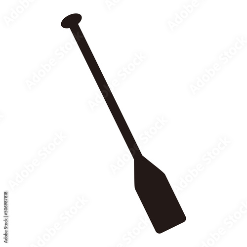 Paddle icon. Vector canoe paddle symbol