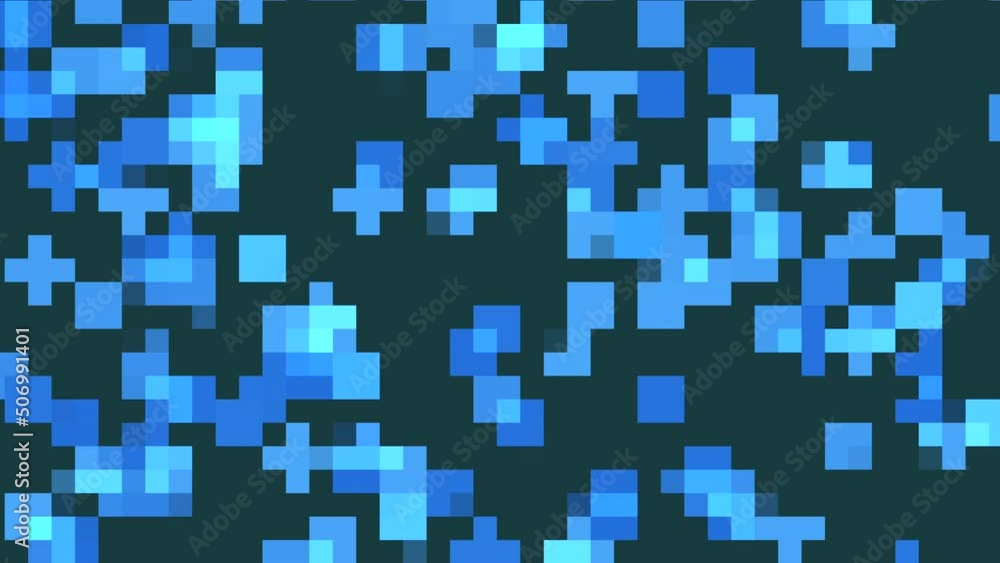 Gradient blue pixels pattern, motion abstract business, corporate and retro style background Gradient blue pixels pattern, motion abstract business, corporate and retro style background