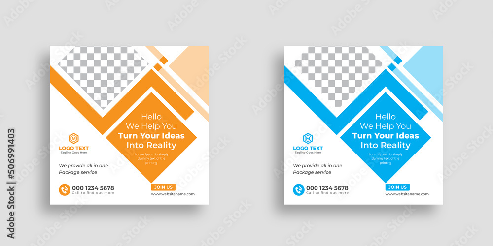 Business marketing banner for social media post template, Digital modern Corporate social media post design, Editable minimal square banner template for social media, square flyer, Business marketing banner for social media post template, Digital modern Corporate social media post design, Editable minimal square banner template for social media, square flyer,