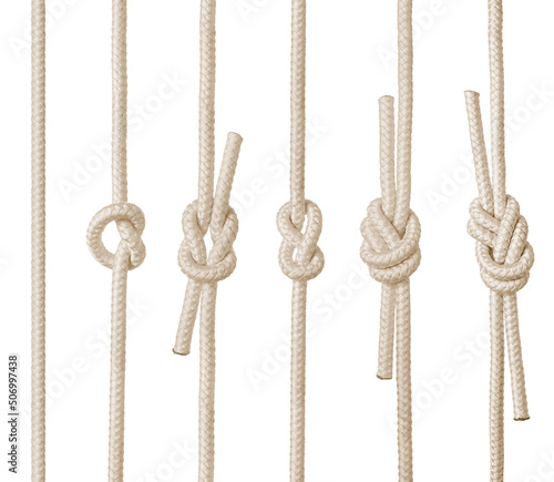 Rope knots.