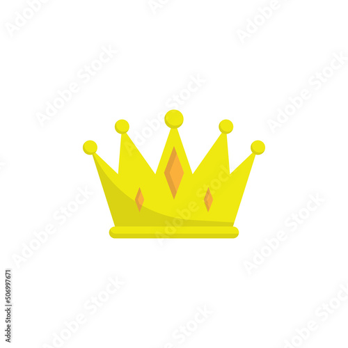 Crown icon design template vector illustration