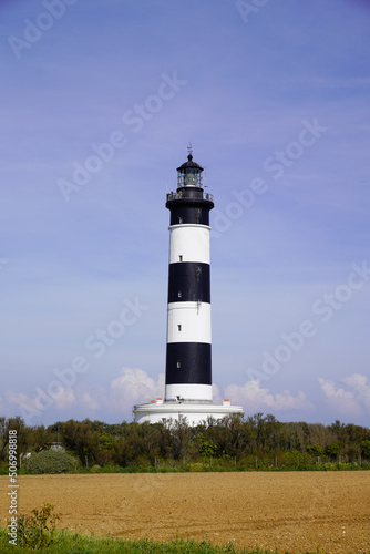 Phare de Chassiron in isle Oleron island in Charente Maritime department France