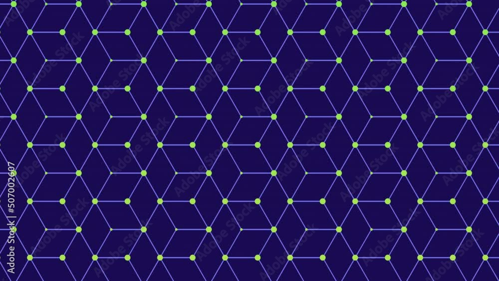 Blue big cubes futuristic pattern with neon dots, abstract corporate, business and futuristic style background Blue big cubes futuristic pattern with neon dots, abstract corporate, business and futuristic style background