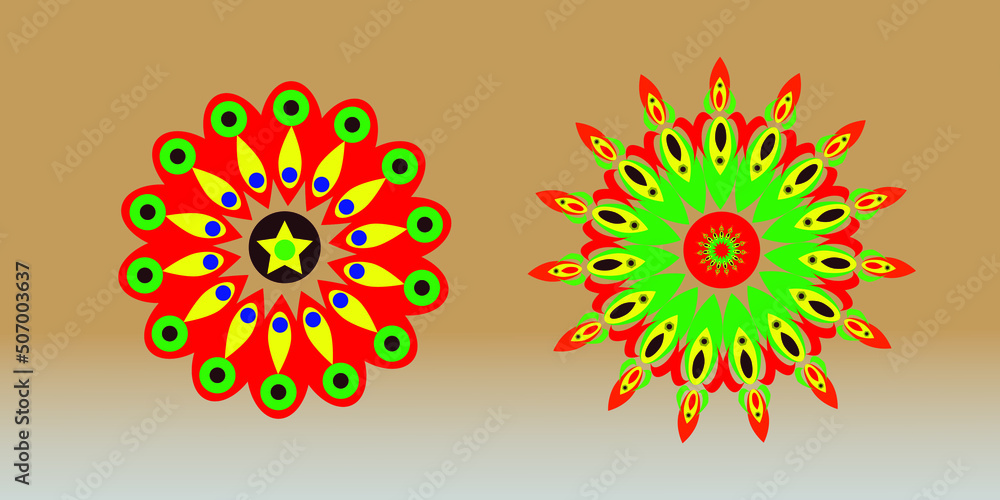Mandala-abstract flower design Mandala-abstract flower design