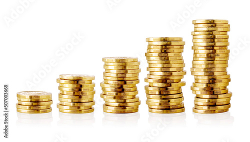 Golden coins.
