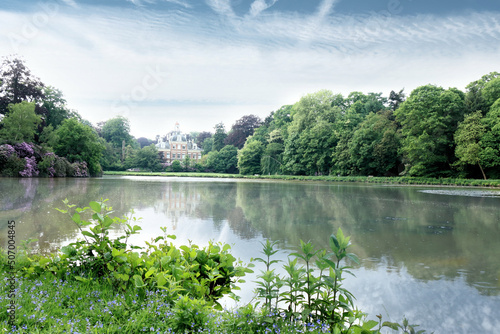 the pond in park De Mick, Brasschaat, Belgium