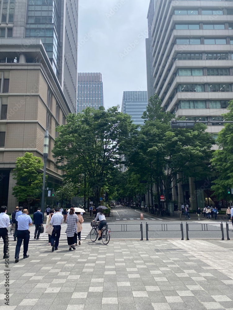 Tokyo “Marunouchi” streets, year 2022 May 26th