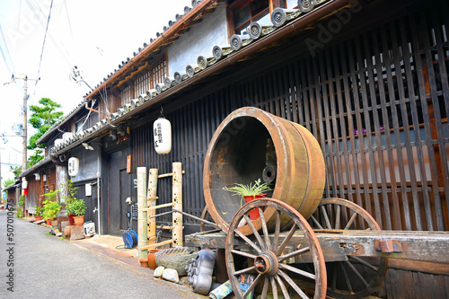 黒江　黒江の町並み　紀州漆器　漆の町並み　レトロ　古い街並み　和歌山県海南市