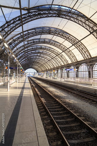 train station in the city